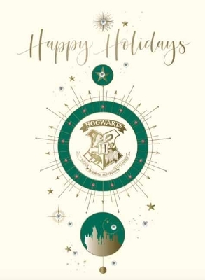 Harry Potter: Hogwarts Crest Holiday Embellished Card -  Insight Editions
