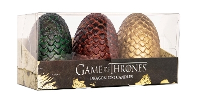 Game of Thrones: Sculpted Dragon Egg Candles -  Insight Editions