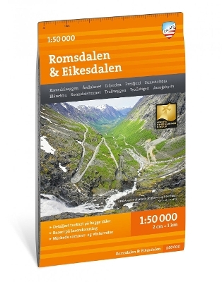Romsdalen & Eikesdalen Hiking Map