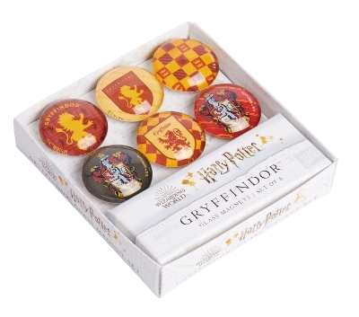 Harry Potter: Gryffindor Glass Magnet Set -  Insight Editions
