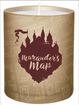 Harry Potter: Marauder's Map Glass Candle -  Insight Editions