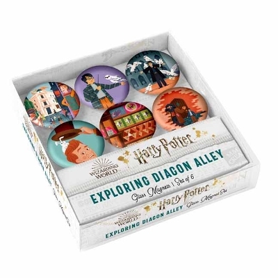 Harry Potter: Exploring Diagon Alley Glass Magnet Set -  Insight Editions