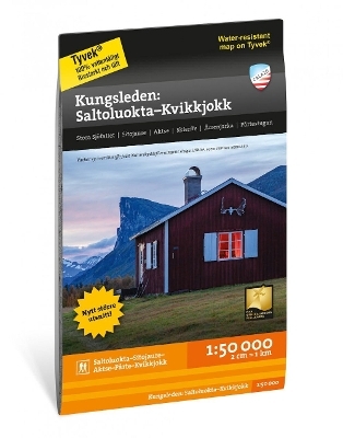 Kungsleden: Saltaluokta - Kvikkjokk Hiking Map