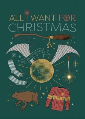 Harry Potter: All I Want For Christmas Embellished Card