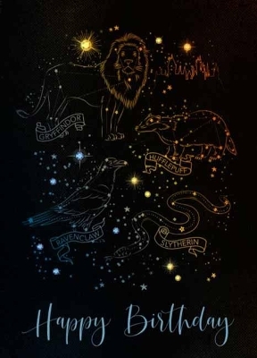 Harry Potter: Night Sky Birthday Embellished Card