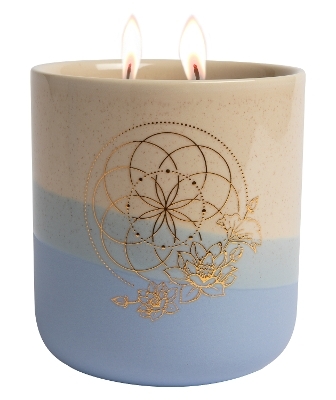 Meditation Ceramic Candle (11 oz) -  Insight Editions