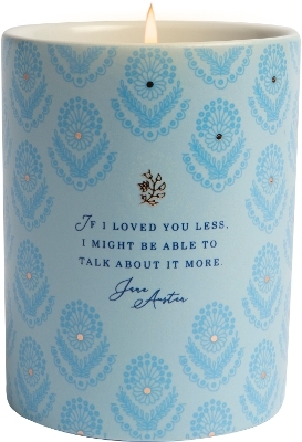Jane Austen: If I Loved You Less Scented Candle (8.5 oz.) -  Insight Editions
