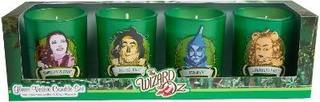 The Wizard of Oz Glass Votive Candle Set
