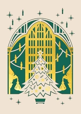 Harry Potter: The Great Hall Holiday Laser Die-Cut Card -  Insight Editions