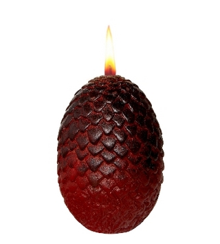 Game of Thrones Sculpted Dragon Egg Candle