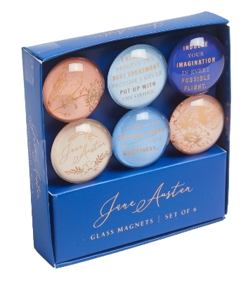 Jane Austen Glass Magnet Set -  Insight Editions