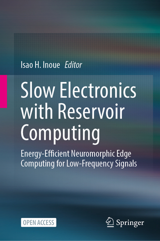 Slow Electronics with Reservoir Computing