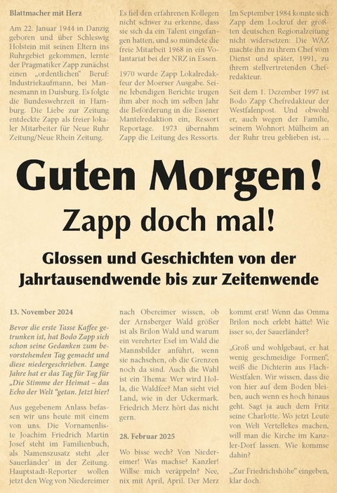 Guten Morgen! Zapp doch mal!