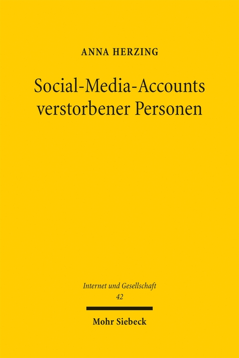 Social-Media-Accounts verstorbener Personen - Anna Herzing