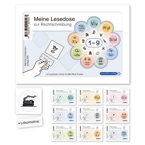 Meine Lesedosen 1-9 zur Rechtschreibung