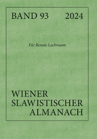 Wiener Slawistischer Almanach - Band 93/2024