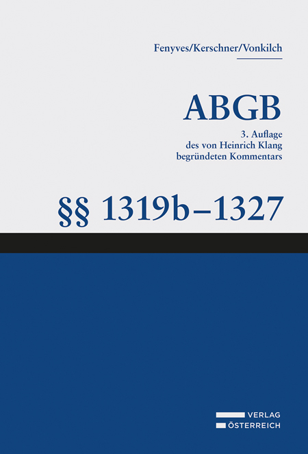 Gro&szlig;kommentar zum ABGB - Klang Kommentar - 