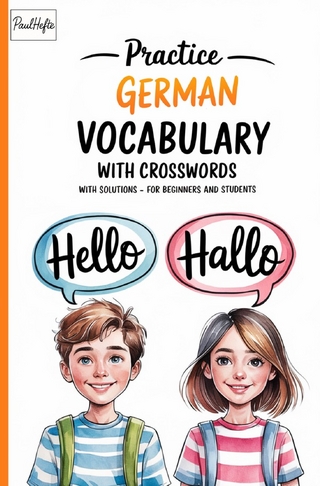 Practice German vocabulary with crosswords with solutions for beginners and students