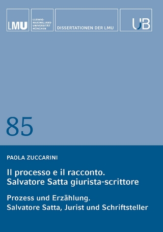 Il processo e il racconto. Salvatore Satta giurista-scrittore