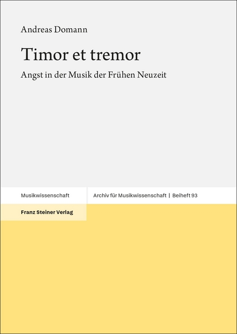 Timor et tremor - Andreas Domann