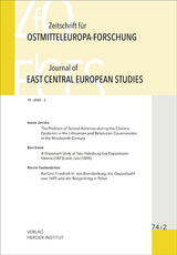 Zeitschrift f&uuml;r Ostmitteleuropa-Forschung (ZfO) 74/2 / Journal of East Central European Studies (JECES) 74/2 - 