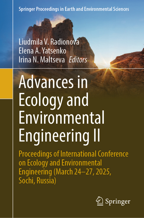 Advances in Ecology and Environmental Engineering II - 