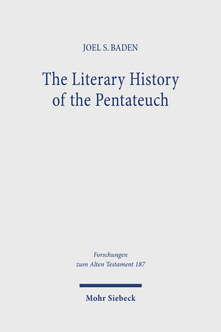 The Literary History of the Pentateuch