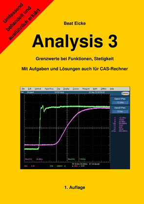 Analysis 3 - Grenzwerte bei Funktionen, Stetigkeit