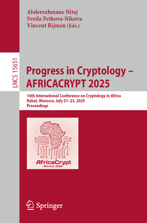 Progress in Cryptology - AFRICACRYPT 2025 - 