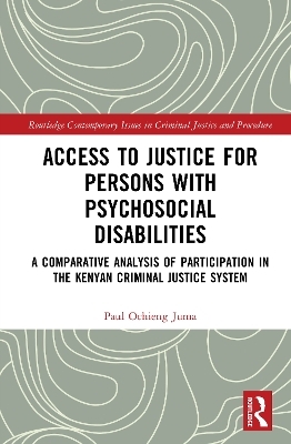 Access to Justice for Persons with Psychosocial Disabilities - Paul Ochieng Juma