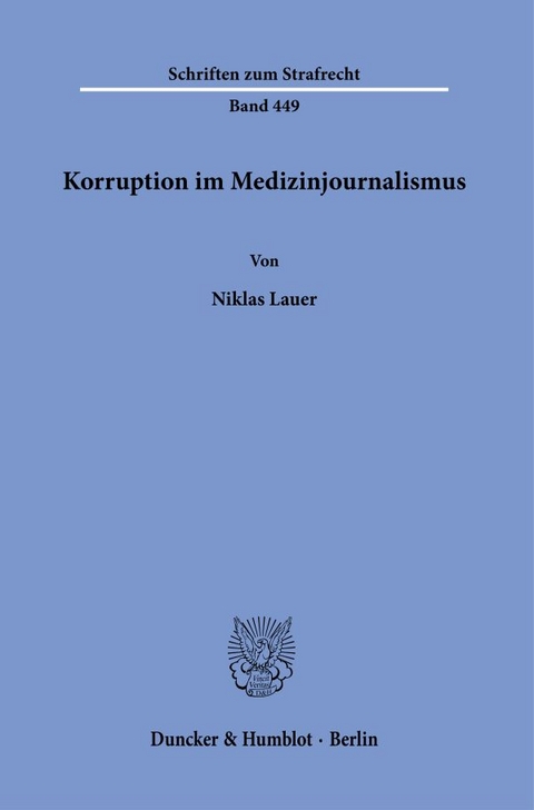 Korruption im Medizinjournalismus - Niklas Lauer