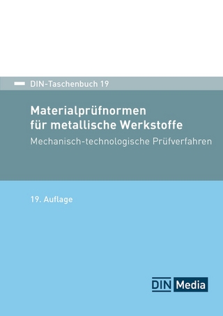 Materialprüfnormen für metallische Werkstoffe - Mechanisch-technologische Prüfverfahren; Normen
