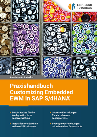 Praxishandbuch customizing embedded EWM in SAP S/4HANA