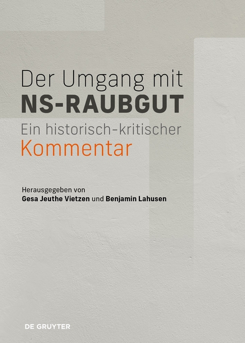 Der Umgang mit NS-Raubgut - 