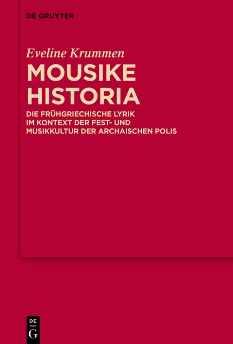 Mousike Historia - Eveline Krummen