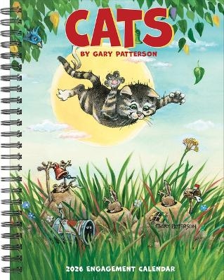 Cats by Gary Patterson 2026 6.5 X 8.5 Engagement Calendar - 