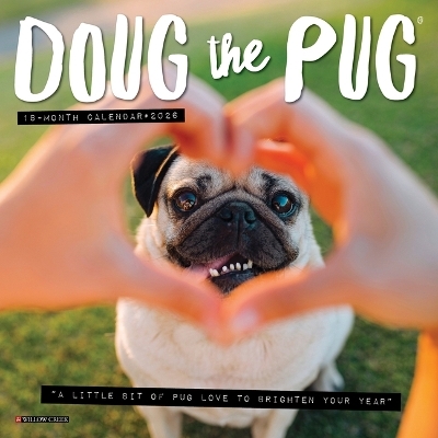 Doug the Pug 2026 7 X 7 Mini Wall Calendar - 