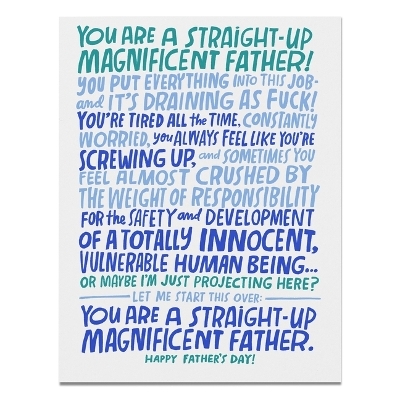 Magnificent Father Card -  Em &  Friends