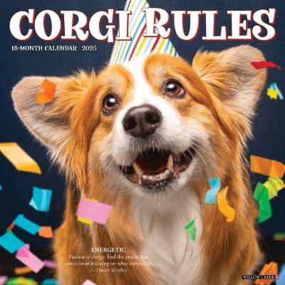 Corgi Rules 2026 12 X 12 Wall Calendar -  Willow Creek Press