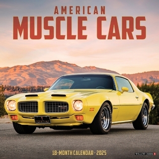 American Muscle Cars 2026 12 X 12 Wall Calendar