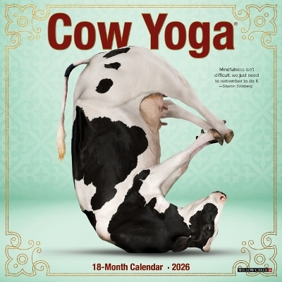 Cow Yoga 2026 7 X 7 Mini Wall Calendar -  Willow Creek Press