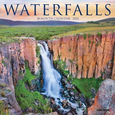 Waterfalls 2026 7 X 7 Mini Wall Calendar -  Willow Creek Press