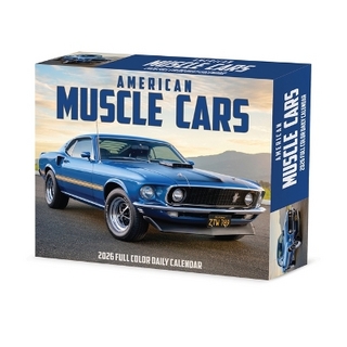 American Muscle Cars 2026 5.4 X 6.2 Box Calendar