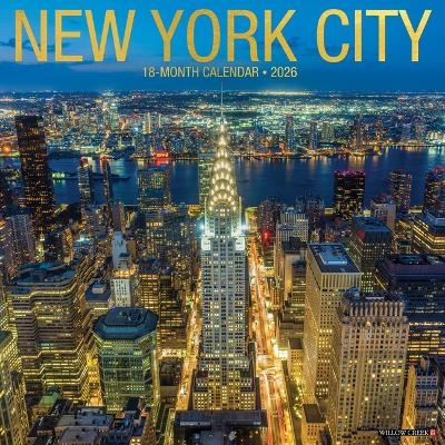 New York City 2026 12 X 12 Wall Calendar -  Willow Creek Press