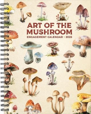 Art of the Mushroom 2026 6.5 X 8.5 Engagement Calendar