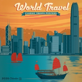 World Travel (Adg) 2026 12 X 12 Wall Calendar