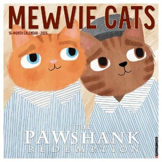 Mewvie Cats 2026 12 X 12 Wall Calendar