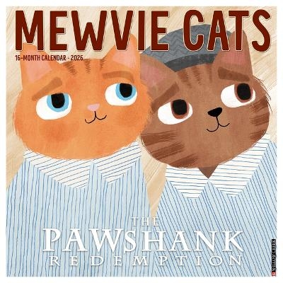 Mewvie Cats 2026 12 X 12 Wall Calendar - 