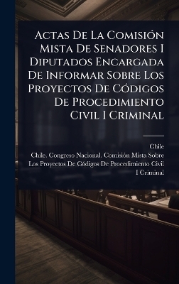Actas De La Comisi&Atilde;3n Mista De Senadores I Diputados Encargada De Informar Sobre Los Proyectos De C&Atilde;3digos De Procedimiento Civil I Criminal - 