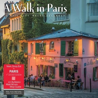 A Walk in Paris 2026 12 X 12 Wall Calendar